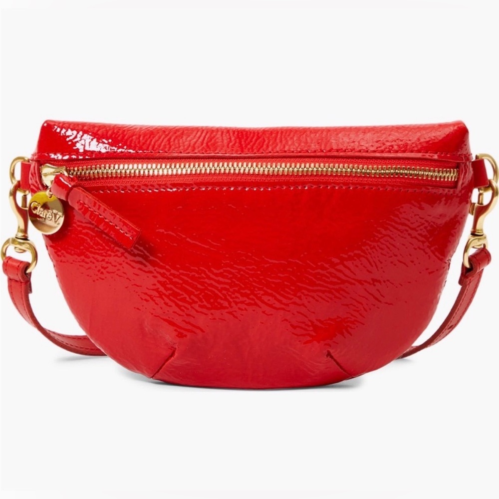 Clare V Bright Red Petite Fanny.
